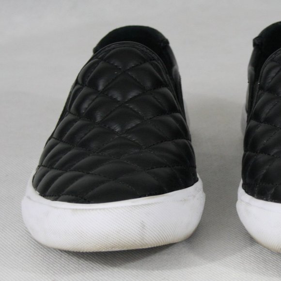 Guess Shoes - G by Guess Black Gloss Quilted Sneakers SZ 6.5 M